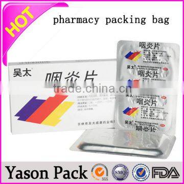 Yason pharmacy printed bags drug bag bottle plastic pharmacy