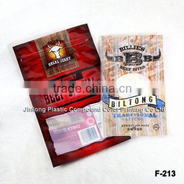 Flexible Printing And Lamination Pcakaging Beef Jerky Bag