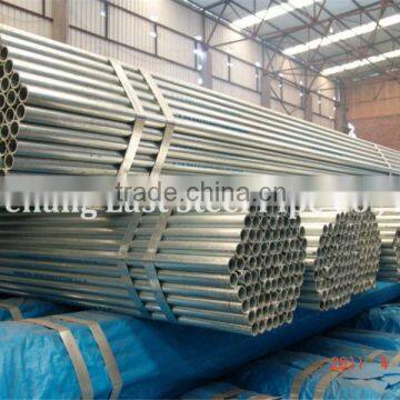 Black or Galvanized BS1387 Steel Pipe