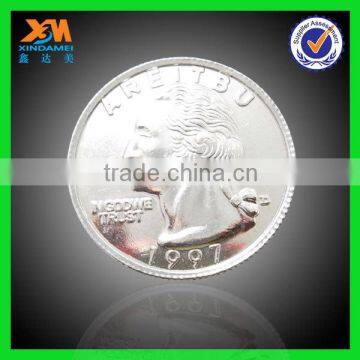 2014 latest professional silver plating shiny coin engraving machine (xdm-c500)