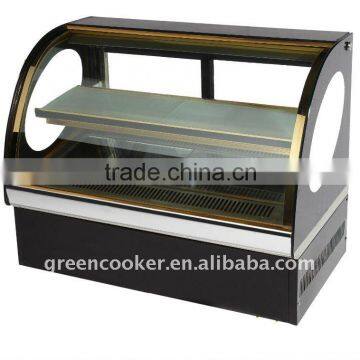 hot sell counter top cake display showcase chiller