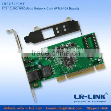 LR-LINK PCI Realtek RTL8169 Chipset 10/100/1000Mbps With Bootrom Slot Network Interface Card