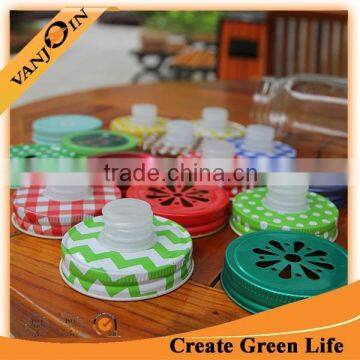 70mm Print Metal Cap for Mason Jar photo-2