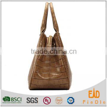 N1038B-A2374 2015 Hot Stylish Bag Croc Leather Handbag European Tote Bag photo-3