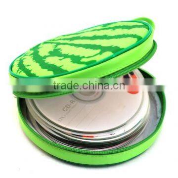 Chinese factory cute watermelon waterproof shockproof Cd Dvd Case