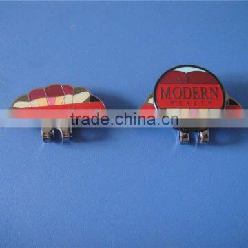 Magnetic Visor and Hat Clip Gold Ballmarker