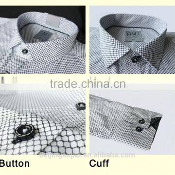 High Quality New Arrival Mens Top Design Dress Shirts OEM Service photo-4