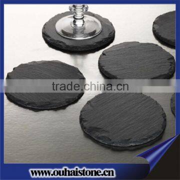 Round slate coasters circle slate coaster slate cup coasters