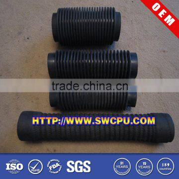 Customized molding expandable rubber bellow tube