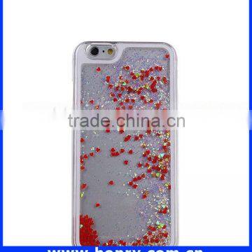 Mobile Accessories Popular Hard pc Flowing Glitter Liquid Case Moving Glitter Case for Iphone 6 China Wholesale photo-2
