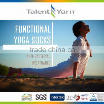 Anti-odor multi-functional eco custom yoga bamboo socks