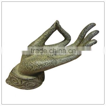 Factory price buddhism decoration buddha hands, resin figurine