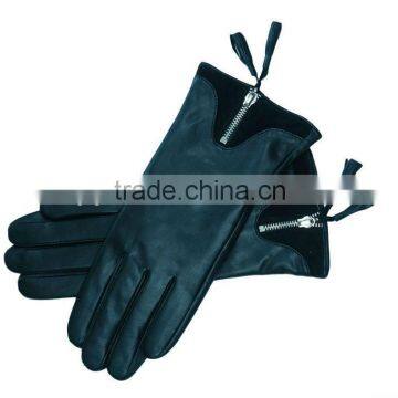 2014 fashional cheap Black leather gloves manufacturer