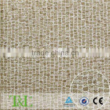 Fabric backed PVC wallpaper for hotel corridor