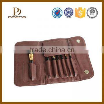 Good quality Custom Professional pu leather cosmetics bag for lady