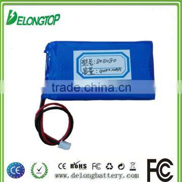 manufacture sale rechargeabke 805080 4000mah 7.4v battery