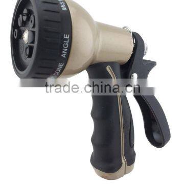 9 Patterns Metal Garden Hose Nozzle Garden Spray Gun