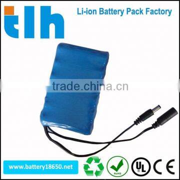 High quality 3.7v 18650 battery lithium ion battery pack 12ah for solar panel