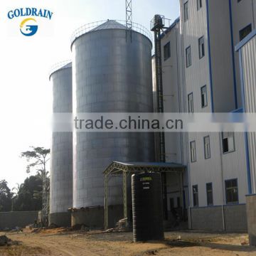 Automatic assembled galvaznied concrete silo design