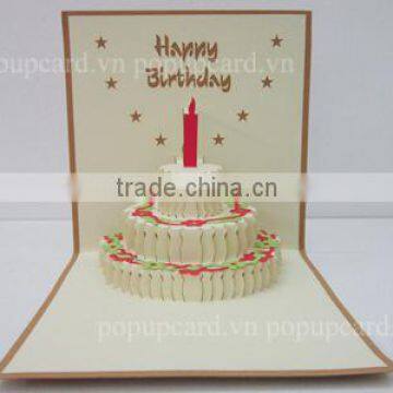 Cake 3d handmade card