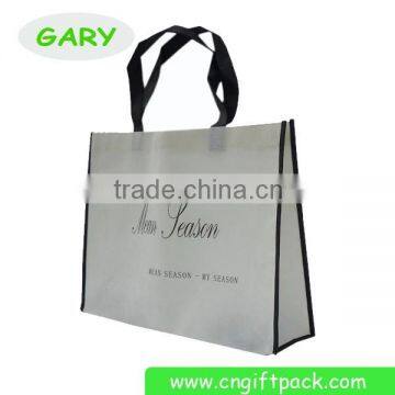 Grey Non-woven Tote Bag Print Tote With Label photo-2