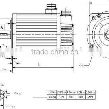 6nm High Speed ac Servo Electric Motor photo-2