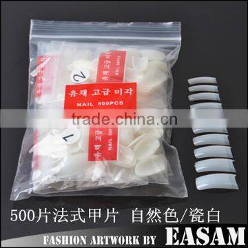 500pcs/bag france nail art tips wholesale