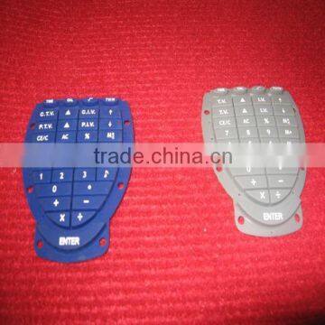 Custom silicone keypad for mobile phone