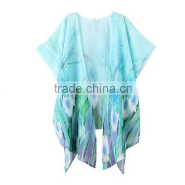 wholesale clothing batwing sleeve open front top