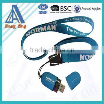 Polyester Material Custom Printing Lanyard USB