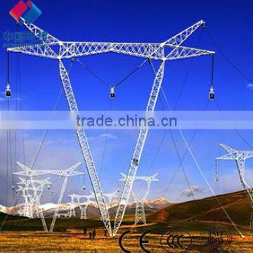 V type power transmission line steel tower