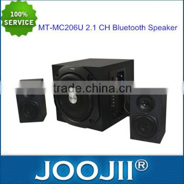 New products hifi speaker system, hot seller 2.1 CH bluetooth speaker