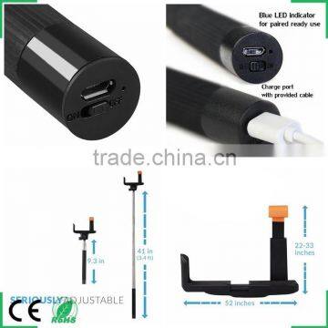 Upgrade Version Z07-5 Hot-Sale Wireless Bluetooth Aluminium Monopod Selfie Stick photo-3