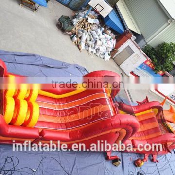 Factory direct sales China long and gaint inflatable obstacle coourse tunnel game for sales