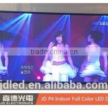 JD Indoor P4 Full Color LED Wall Video Board/ Live TV