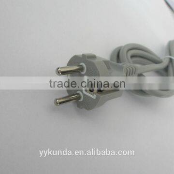 VDE approval European 3 prong CEE7 7 schuko H05VV-F power cord