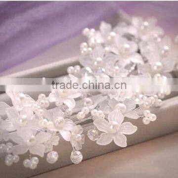 Flower Bridal Crystal Formal Wedding Headdress Headwear Hair Accessories photo-4