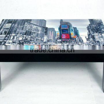 Simple white New York Photos Coffee Tables