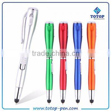 6 led pen light pen with stylus for computer