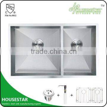 Top grade kitchen equipment--stainless steel handmade kitchen sink/bathroom sink under counter A3218