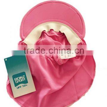 Girls Sun Visor UV Protective Beach Safari Swim Flap Hat PINK for Kids Aged 2-8yrs photo-4