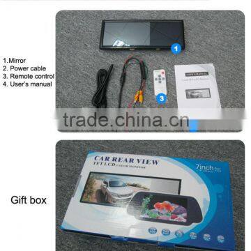 7" Large Vehicle Touch Key Universal Car Replacement Rearview Mirrors photo-3