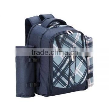 Enrich Picnic Backpack With Cooler Compartment,outdoor Person Picnic Set for 2 Person Quality Choice photo-3
