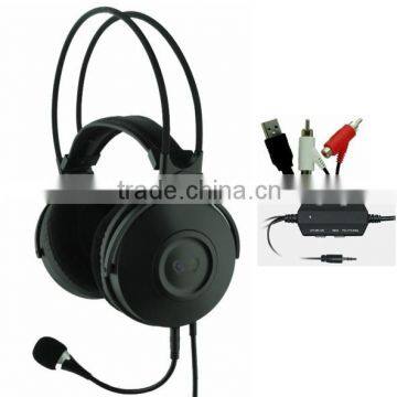 game headphone for Xbox one PS3 PS4 Xbox360 PC with detachable microphone