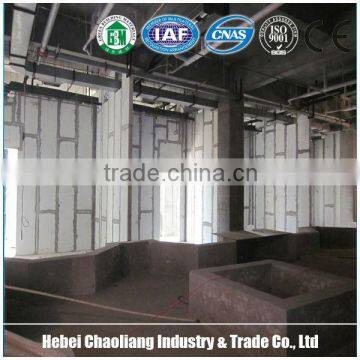 Interior partition wall panels concrete hollow core mgo board lightweight mgo wall board for office/prefab house/toilet