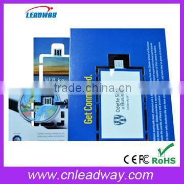 Cheapest paper card webkey usb autorun website customize image