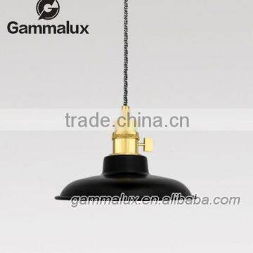 Popular Indoor Enamel Chandelier Black Simple Enamel Pendant Lamp