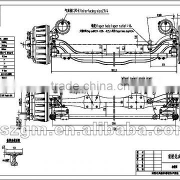 Dongfeng Dana front axle