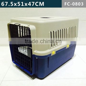 Plastic pet Airplane Kennel cate