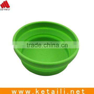 High Quality Food Grade Folding Silicone Microwave Bowl